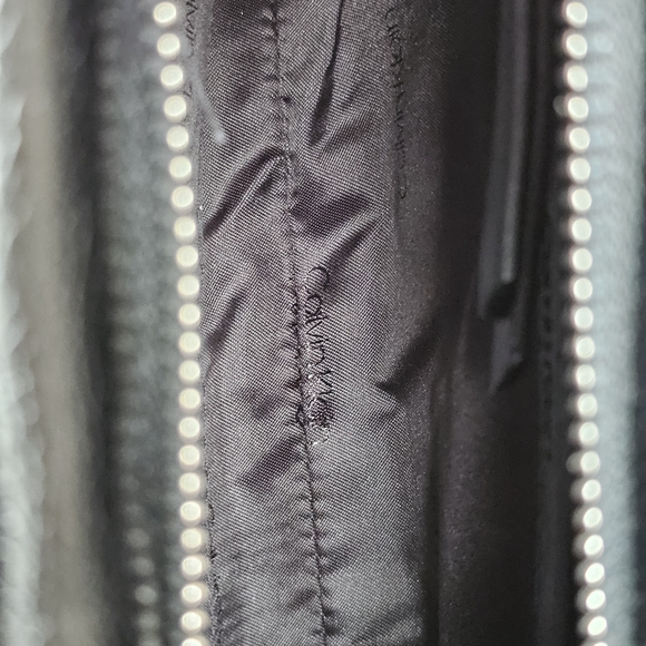 Calvin Klein Black Basalt Asymmetric Triple Compartment Convertible Shoulder Bag - Picture 8 of 11